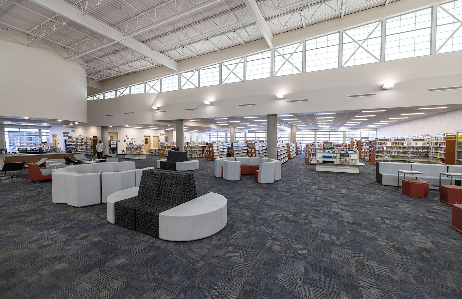 Photo of seating in the North Valley Regional Library